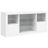 Weißes Sideboard mit LED-Beleuchtung Anghe 142,5x37x67cm