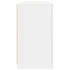 Weißes Sideboard mit LED-Beleuchtung Anghe 142,5x37x67cm