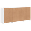 Weißes Sideboard mit LED-Beleuchtung Anghe 142,5x37x67cm