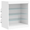 Weißes Sideboard mit LED-Beleuchtung Anghe 142,5x37x67cm