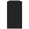 Schwarzes Sideboard mit LED-Beleuchtung Anghe 142,5x37x67cm