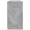 Betongraues Sideboard mit LED-Beleuchtung Anghe 142,5x37x67cm