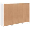 Weißes Sideboard mit LED-Beleuchtung Rodovan (3 Holzstücke)