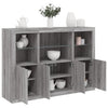 Graues Sideboard mit LED-Beleuchtung Rodovan 3-teilig (Sonoma-Holz)