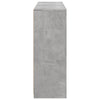 Betongraues Sideboard mit LED-Beleuchtung Govorel 3 St. (Holz)