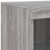 Graue Kommoden mit LED-Beleuchtung Govorel 3 St. (Sonoma Holz)