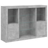 Betongraue Sideboards mit LED-Beleuchtung Taisea 3 St. (Holz)