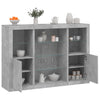 Betongraue Sideboards mit LED-Beleuchtung Taisea 3 St. (Holz)