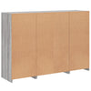 Graues Sideboard mit LED-Beleuchtung Taisea 3 Stück (Sonoma Holz)
