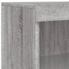 Graues Sideboard mit LED-Beleuchtung Taisea 3 Stück (Sonoma Holz)