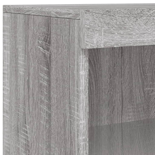 Graues Sideboard mit LED-Beleuchtung Taisea 3 Stück (Sonoma Holz)