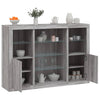 Graues Sideboard mit LED-Beleuchtung Taisea 3 Stück (Sonoma Holz)