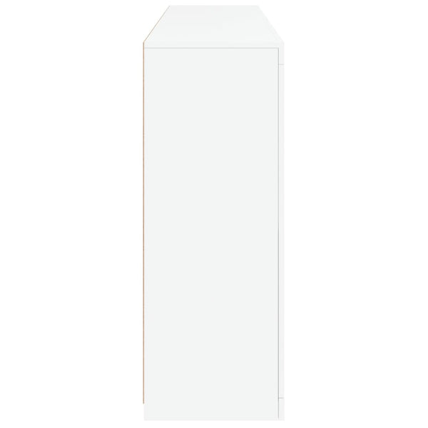 Weißes Sideboard mit LED-Beleuchtung Dumitrea 162x37x100cm