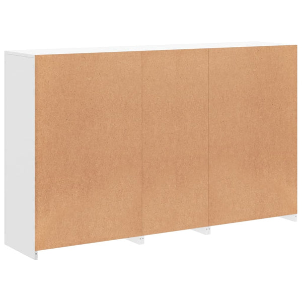 Weißes Sideboard mit LED-Beleuchtung Dumitrea 162x37x100cm