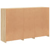 Sonoma-Eiche Sideboard mit LED-Beleuchtung Dumitrean 162x37x100cm