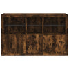 Räuchereiche Sideboard mit LED-Beleuchtung Dumitrean 162x37x100cm