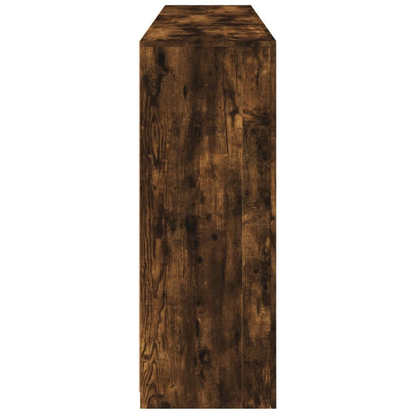 Räuchereiche Sideboard mit LED-Beleuchtung Dumitrean 162x37x100cm