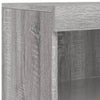 Harmaa senkki led-valoilla Dumitrean 162x37x100cm
