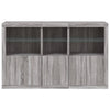 Harmaa senkki led-valoilla Dumitrean 162x37x100cm