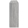 Harmaa senkki led-valoilla Dumitrean 162x37x100cm