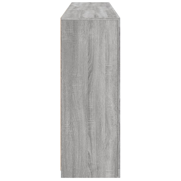 Harmaa senkki led-valoilla Dumitrean 162x37x100cm