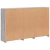 Harmaa senkki led-valoilla Dumitrean 162x37x100cm