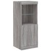Harmaa senkki led-valoilla Dumitrean 162x37x100cm