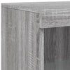 Harmaa senkki led-valoilla Dumitrean 162x37x100cm
