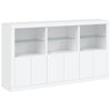 Weißes Sideboard mit LED-Beleuchtung Yosca 181,5x37x100cm