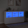Weißes Sideboard mit LED-Beleuchtung Yosca 181,5x37x100cm