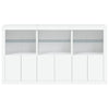 Weißes Sideboard mit LED-Beleuchtung Yosca 181,5x37x100cm