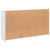 Weißes Sideboard mit LED-Beleuchtung Yosca 181,5x37x100cm