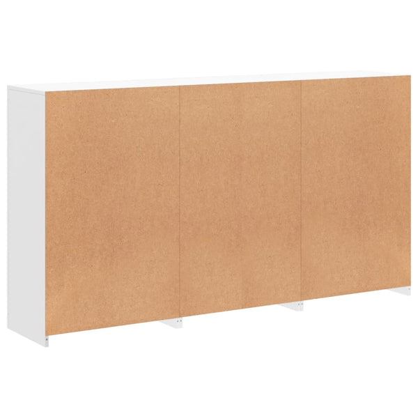 Weißes Sideboard mit LED-Beleuchtung Yosca 181,5x37x100cm