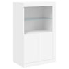 Weißes Sideboard mit LED-Beleuchtung Yosca 181,5x37x100cm