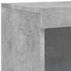 Betongraues Sideboard mit LED-Beleuchtung Yosca 181,5x37x100cm