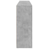 Betongraues Sideboard mit LED-Beleuchtung Yosca 181,5x37x100cm
