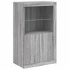 Graues Sideboard mit LED-Beleuchtung Yosca 181,5x37x100cm