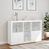 Weißes Sideboard mit LED-Beleuchtung Parseh 162x37x100cm
