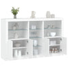Weißes Sideboard mit LED-Beleuchtung Parseh 162x37x100cm