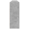 Betongraues Sideboard mit LED-Beleuchtung Parseh 162x37x100cm