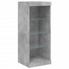 Betongraues Sideboard mit LED-Beleuchtung Parseh 162x37x100cm