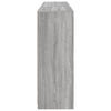 Graues Sideboard mit LED-Beleuchtung Parseh 162x37x100cm