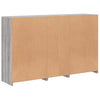 Graues Sideboard mit LED-Beleuchtung Parseh 162x37x100cm