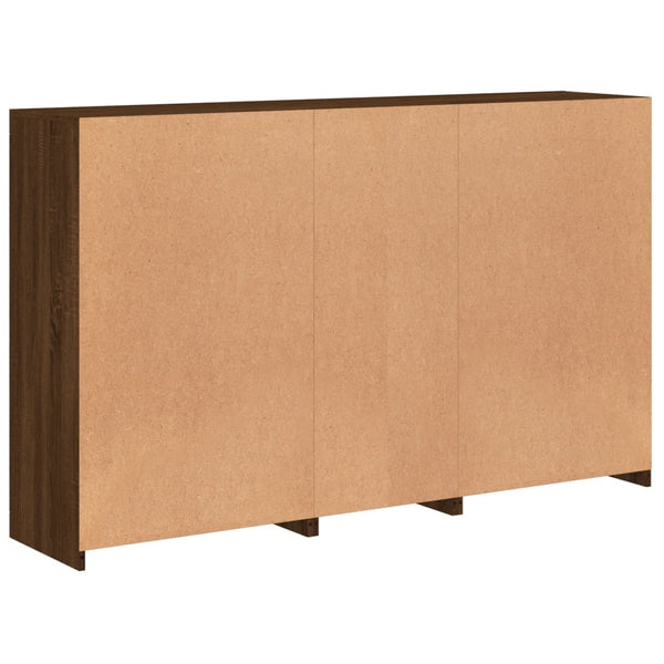 Kommode Russeiche mit LED-Beleuchtung Parseh 162x37x100cm