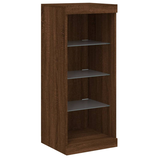 Kommode Russeiche mit LED-Beleuchtung Parseh 162x37x100cm