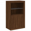 Kommode Russeiche mit LED-Beleuchtung Parseh 162x37x100cm