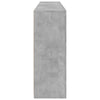 Betongraues Sideboard mit LED-Beleuchtung Plutina 181,5x37x100cm