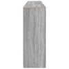 Sideboard mit LED-Beleuchtung Grau Sonoma 202x37x100 cm