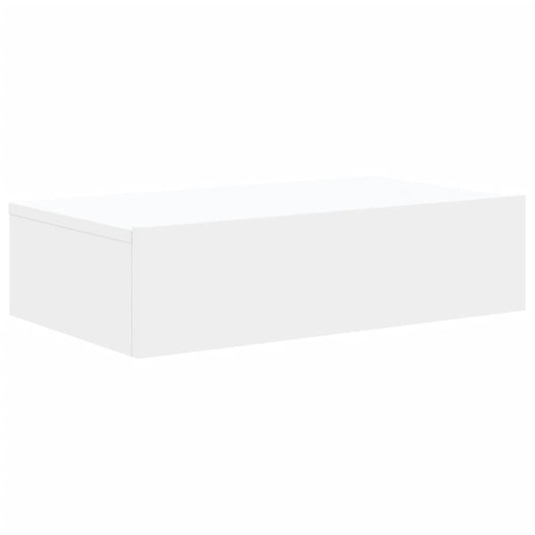 Weißes TV-Rack mit LED-Beleuchtung Costachita 60x35x15,5cm