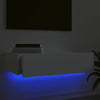 Weißes TV-Rack mit LED-Beleuchtung Costachita 60x35x15,5cm